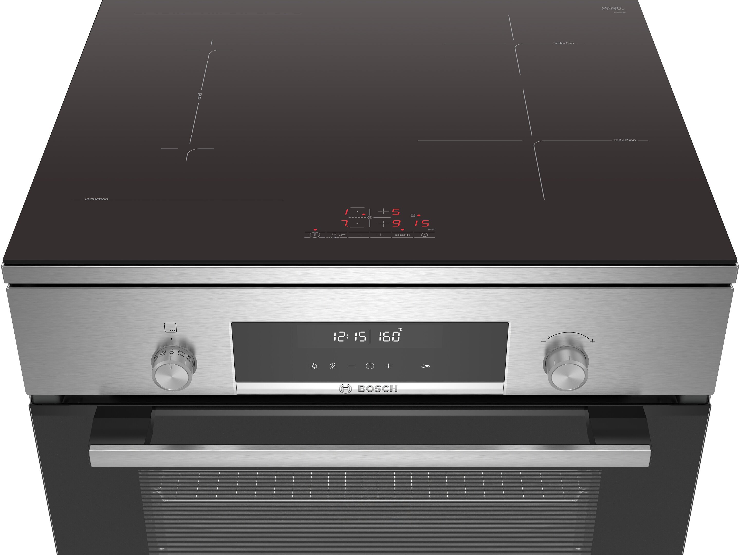 Bosch 60cm freestanding induction cooker new arrivals