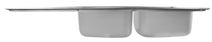 Teka TCLA20BLHD Classic Double Bowl Left Hand Drainer Sink hero image