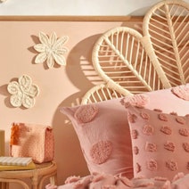Linen House Haze Rosette Single Bed Quit Cover Set 01700I378 hero image