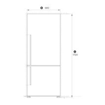 Fisher & Paykel 442L Bottom Mount Fridge RF442BRGW6 hero image