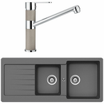 Abey TD200TCR Schock Typos 1 and 3/4 Bowl Left Hand Drainer Sink Pack hero image