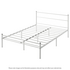 Zinus Queen Metal Bed Frame White AU-QLPBHF-12Q image NaN