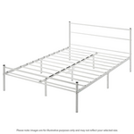 Zinus Double Metal Bed Frame White AU-QLPBHF-12D hero image
