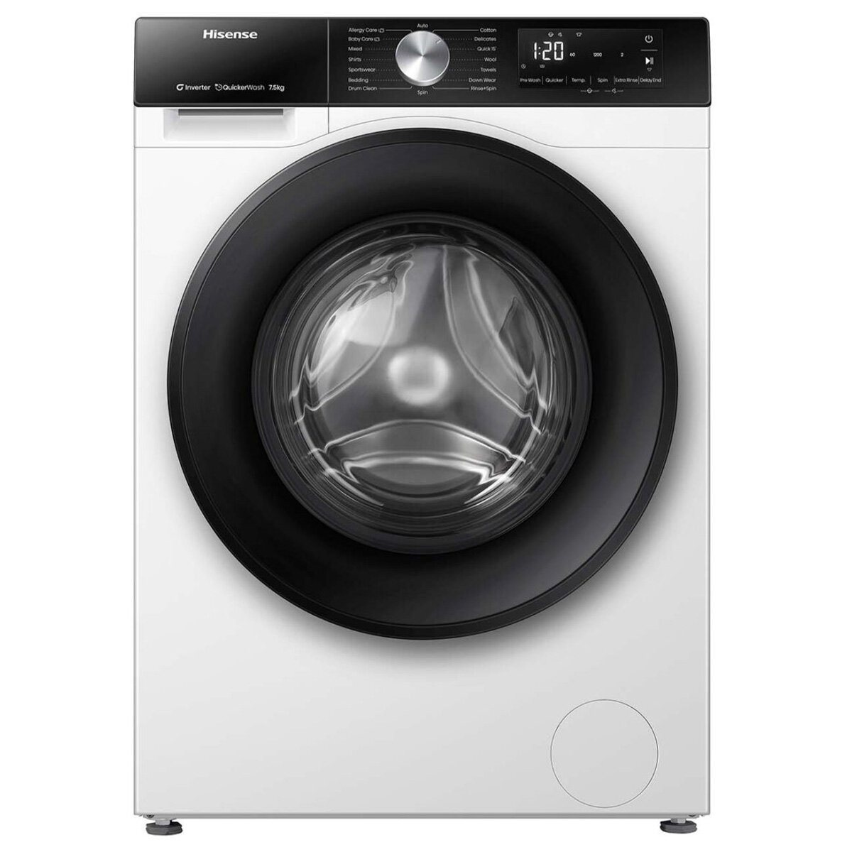 Hisense 7.5kg Series 3 Front Load Washing Machine HWFS7514S hero image