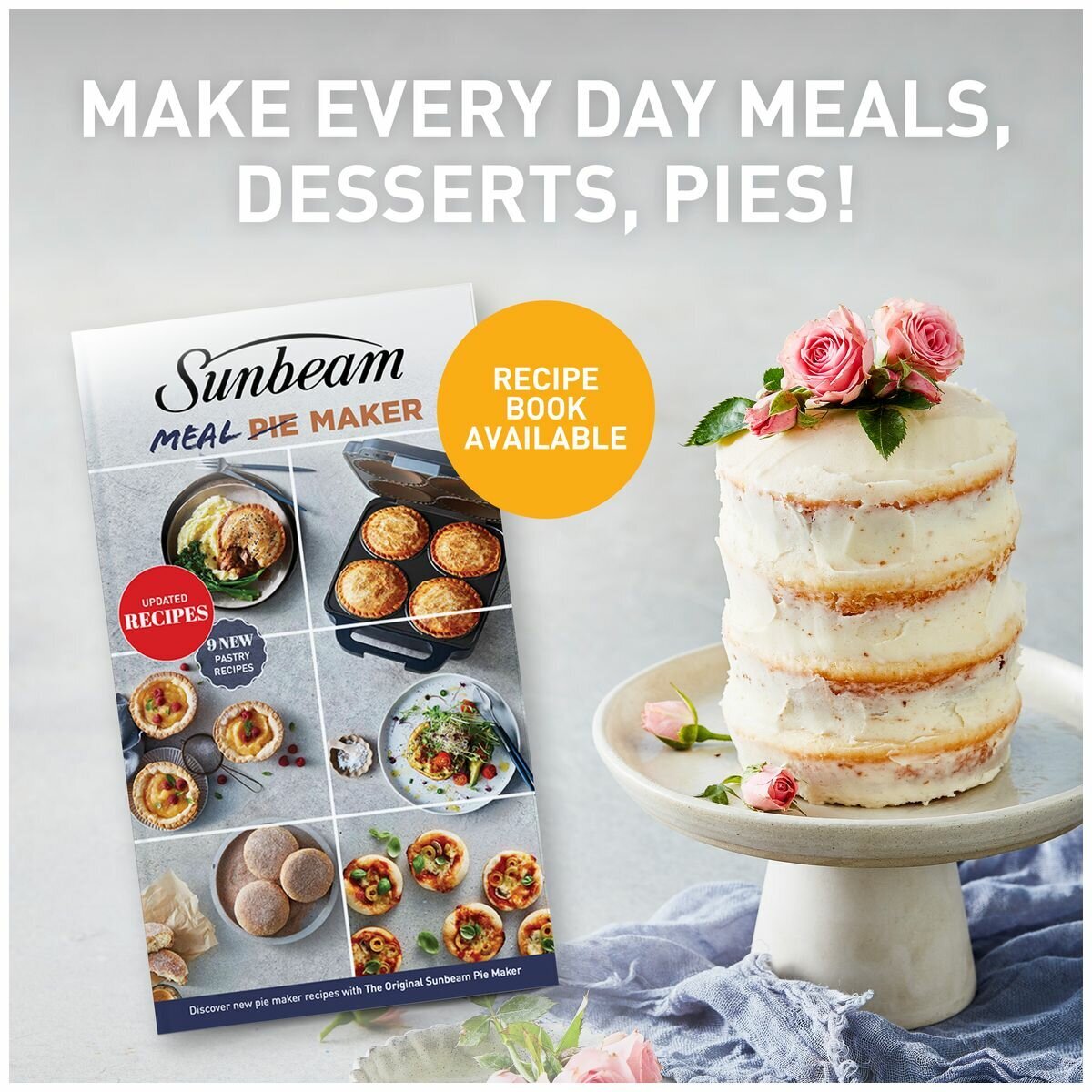 Sunbeam Pie Maker PM4800 hero image