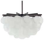 CTO Lighting Nimbus Round Medium Chandelier Light - Bronze NIMCHRMBZFG hero image