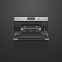 Fisher & Paykel Series 9 76cm Contemporary Compact Combi-Steam Oven Silver OS76NCUDX3 hero image