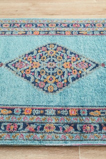 Rug Culture Eternal Medium Blue Rug 300X80CM - ETN-910-BLU-300X80 hero image