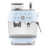 Smeg 50s Style Espresso Machine with Built-in Grinder Pastel Blue EGF03PBAU image NaN