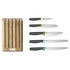 Joseph Joseph 10300 5-Piece Elevate Knife Set With Slimline Bamboo Block image NaN