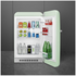 Smeg 50s Retro Style Happy Bar Fridge Right Hinge Pale Green FAB10HRPG6 image NaN