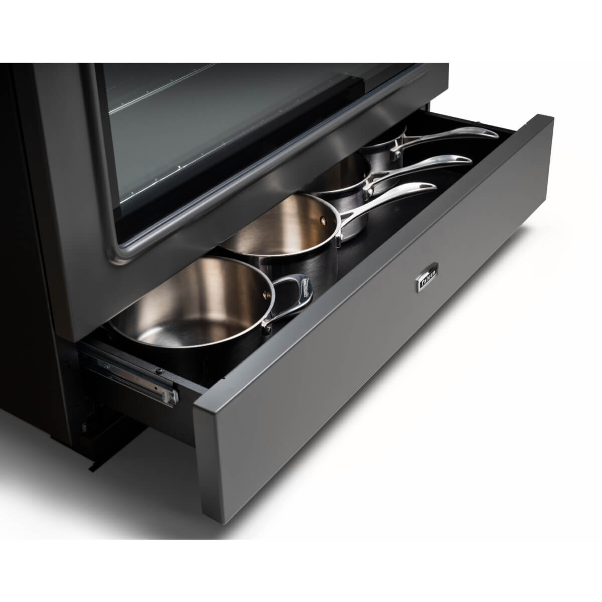 Falcon 90cm Classic FX Dual Fuel Freestanding Oven/Stove Stone Blue and Brass CLA90FXDFSB-BR hero image