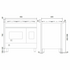ILVE Professional Plus Series 90cm Induction Double Oven with Milano Knobs PDI09WE3BK image NaN