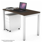 Jason.L 1000 x 600 Quadro Square Leg Home Office Desk - Wenge QDS1006.W.WE hero image