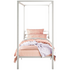Zinus Patricia King Single Metal Canopy Bed Frame AU-FBMCW1ZC-14B image NaN