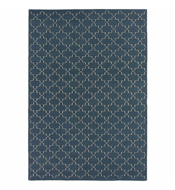 Cadrys Cadrys Moroc FL Navy 160x230 Rug MORN1 | Appliances Online