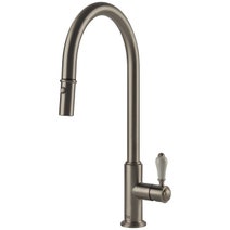 Turner Hastings Novi 85 Double Bowl Butler Sink Pack with Brushed Nickel Ludlow Pull Out Mixer Tap and Accessories PKG017 hero image