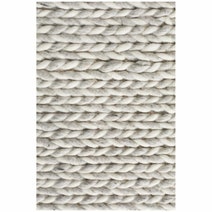 Rug Culture Helena Woven Wool Rug Grey White 320x230cm STUD-321-SIL-320230 hero image