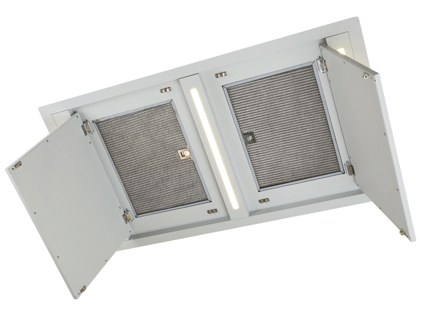Schweigen 120cm White Ceiling Cassette Rangehood with ISO Drive SP Twin Motors SCC1200W-SP2PAK hero image