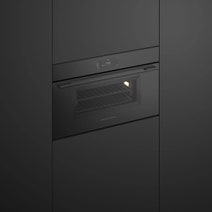 Fisher & Paykel Series 9 76cm Minimal Compact Combi-Steam Oven Black OS76NMUB3 hero image