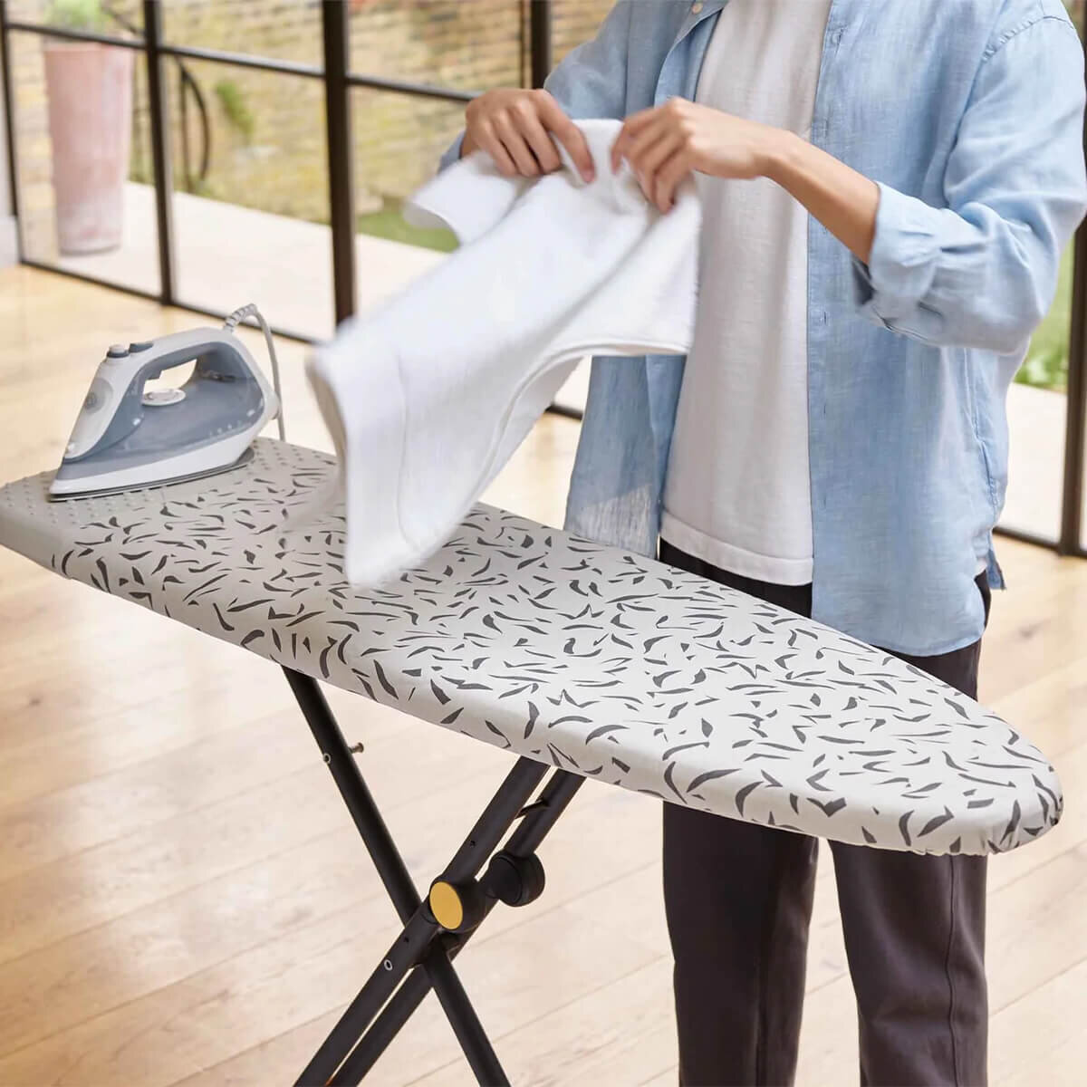 Joseph Joseph Glide Plus Ironing Board - Ecru Scatter 50032 hero image
