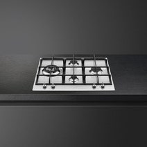 Smeg 60cm Classic Stainless Steel Gas Cooktop PX364LAU hero image