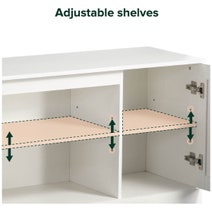 Zinus 147cm Bennett TV Cabinet Storage Drawers Brown AU-UTOTV2-16W hero image