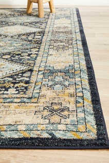 Rug Culture Legacy Large Multi-coloured Rug 290X200CM - LEG-857-NAVY-290X200 hero image