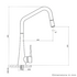 Armando Vicario TINKD-BN Tink Kitchen Mixer Tap with Pull Out image NaN