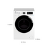 Beko 8.5kg/8kg Laundry Package BFL853ADWBDP83HW image NaN