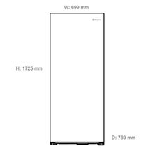 Westinghouse 501L Upright Fridge WRB5004WBR hero image