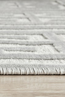 Rug Culture York Medium Silver Rug 300X80CM - YRK-BREN-SIL-300X80 hero image