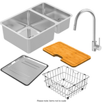 Abey Double Sink Pack with Accessories inc Dish Rack WNL180T hero image