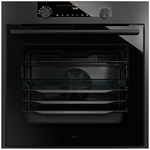 ASKO 60cm Pyrolytic Craft Built-In Oven Black Steel OP8687B hero image