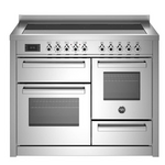 Bertazzoni Professional Series 110cm 5-Zone Induction Cooktop with Electric Triple Oven Cooker Stainless Steel PRO115I3EXT hero image