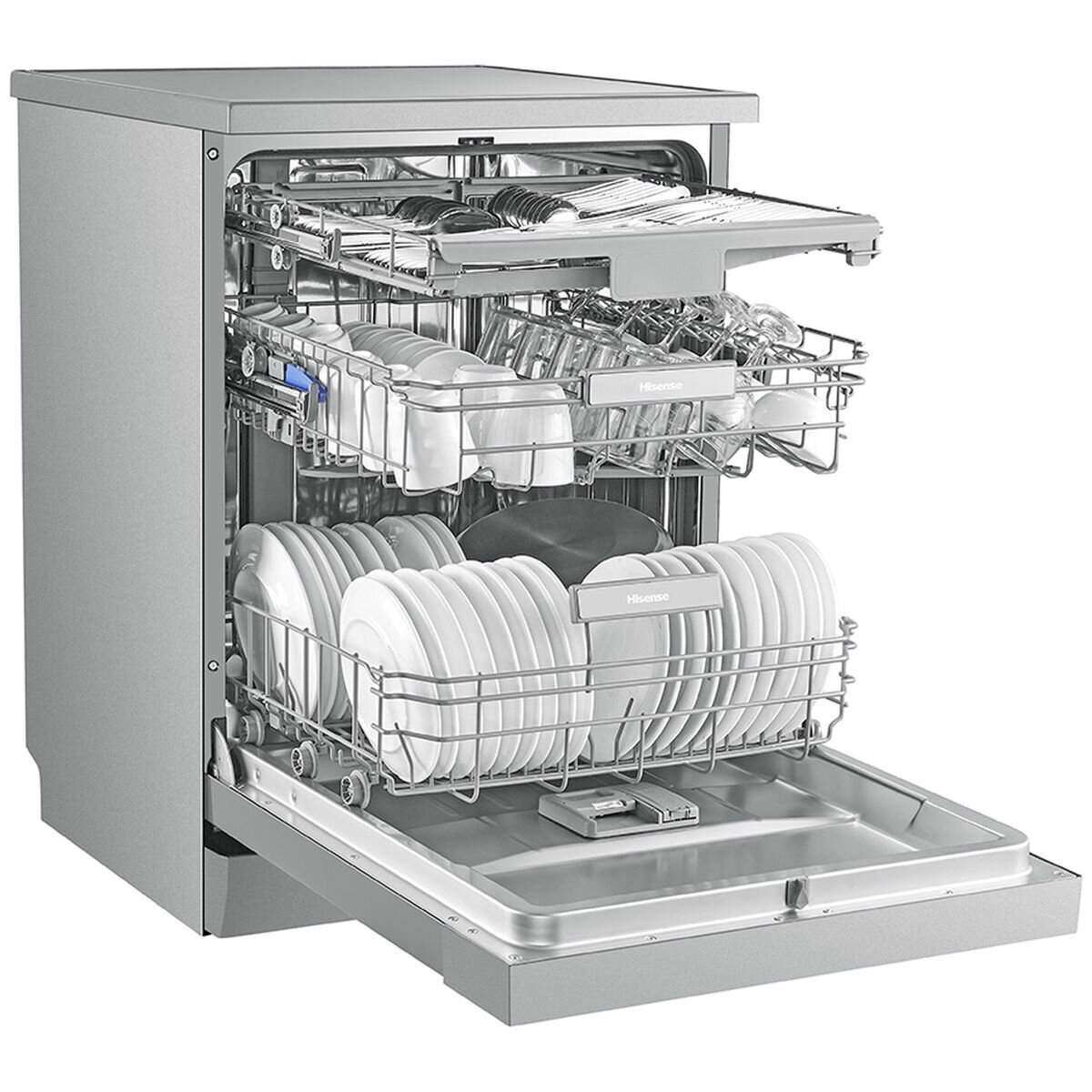 Hisense 60cm Freestanding Stainless Steel Dishwasher HSCM15FS hero image