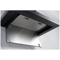 Omega 90cm Box Canopy Rangehood Matt Black ORC90MB hero image