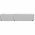 Kalona Ribe Shell Three Seater Right Facing Chaise Sofa 32826-LAF-TX2221 image NaN