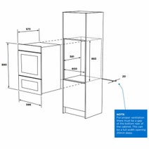 Westinghouse 60cm Electric Built-In Double Oven WVE625SC hero image