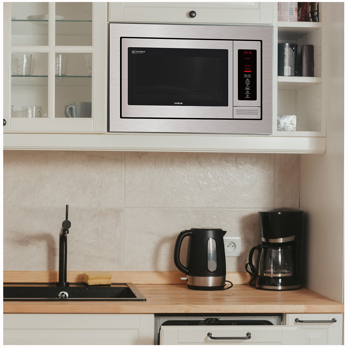 Built in flatbed microwave sale