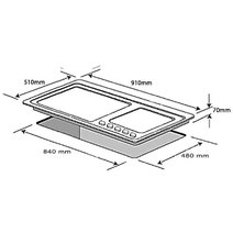 Omega OG92XA 90cm Natural Gas Cooktop hero image