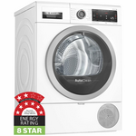 Bosch Series 8 9kg Heat Pump Tumble Dryer with Home Connect WTX88MH0AU hero image