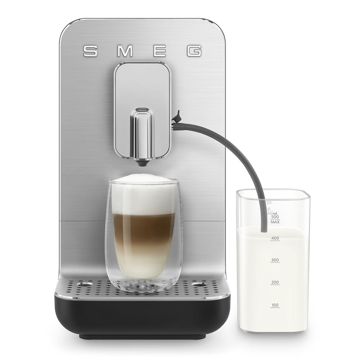 Smeg Automatic Coffee Machine with AutoMilk Black BCC13BLMAU hero image
