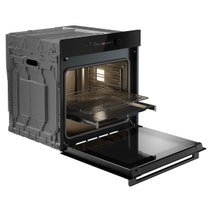 ASKO 60cm Craft Glass Pyrolytic Built-in Oven Black Glass OTP56BGHAU hero image