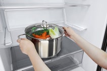 LG 420L Bottom Mount Fridge Matte Black GB-455MBL hero image
