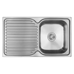 Abey EN100R Entry Single Bowl Left Hand Drainer Sink hero image