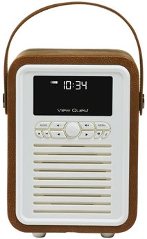 View Quest VQ-MINI-BR Retro Mini DAB+ FM Radio with Bluetooth hero image
