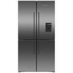 Fisher & Paykel Series 7 538L Quad Door Refrigerator with Ice and Water Black Stainless Steel RF605QDUVB2 hero image