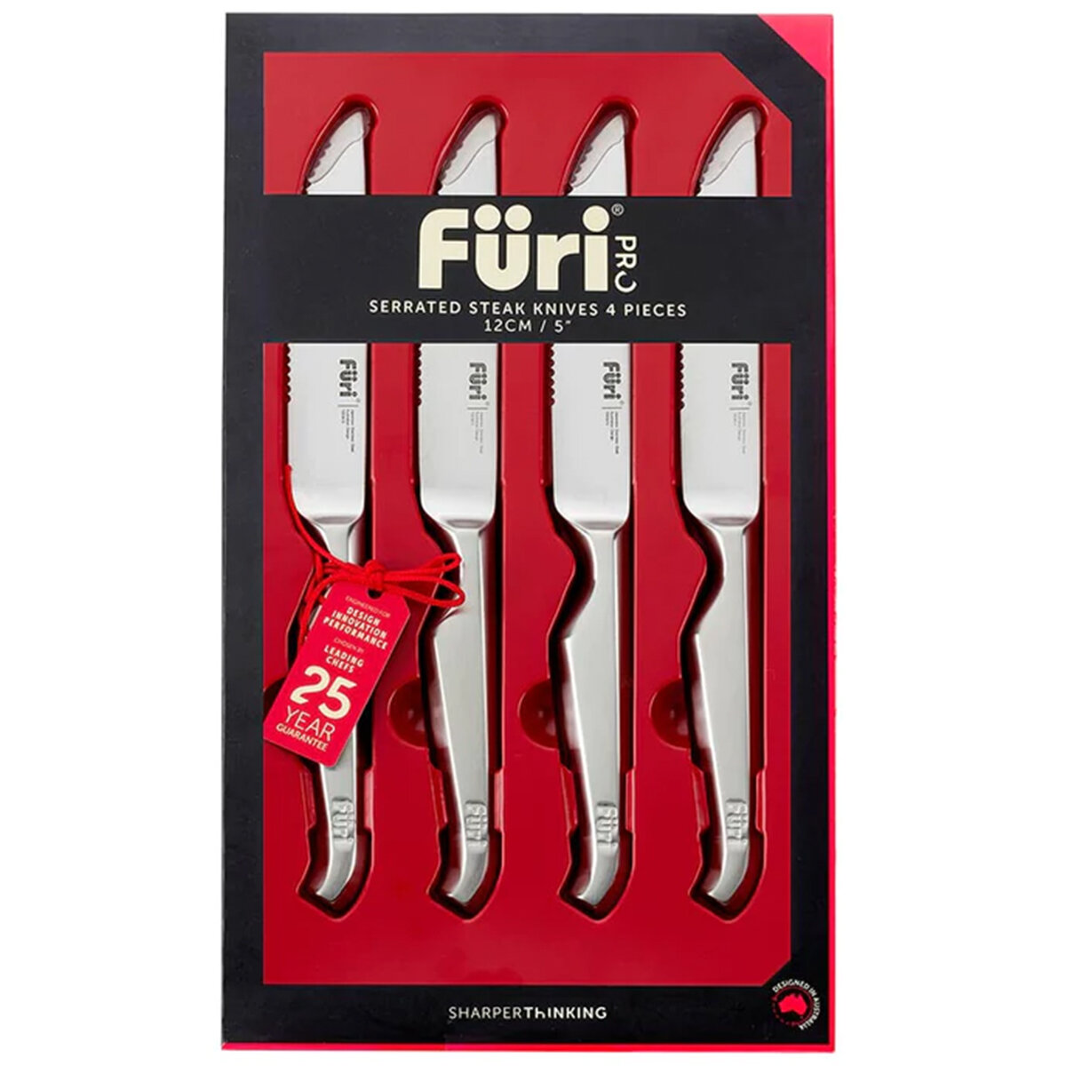 Furi Pro Serrated Steak Knives Four Piece Set 41472 hero image