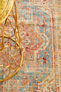 Rug Culture Odyssey Large Blue Multi-coloured Rug 400X80CM - ODY-110-BLUE-400X80 hero image